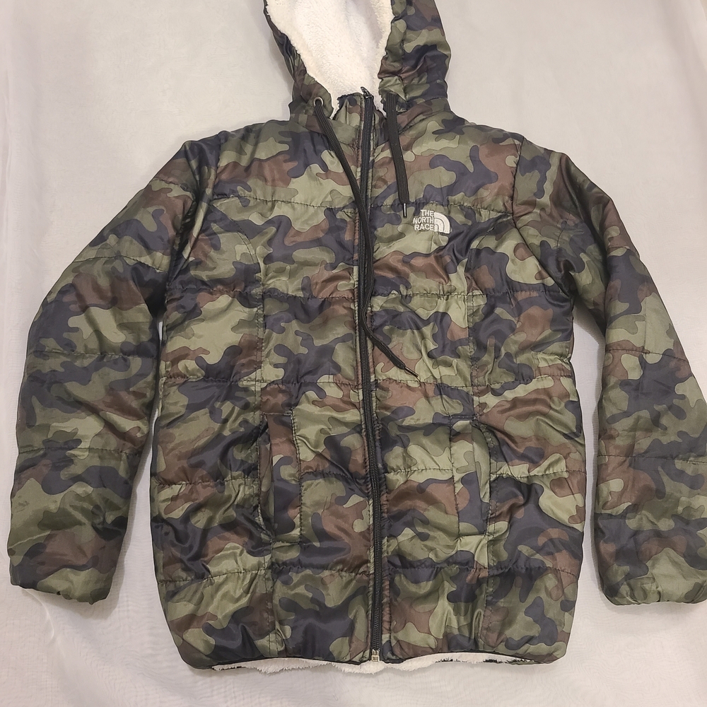 The North Race Camouflage Puffer Jacket